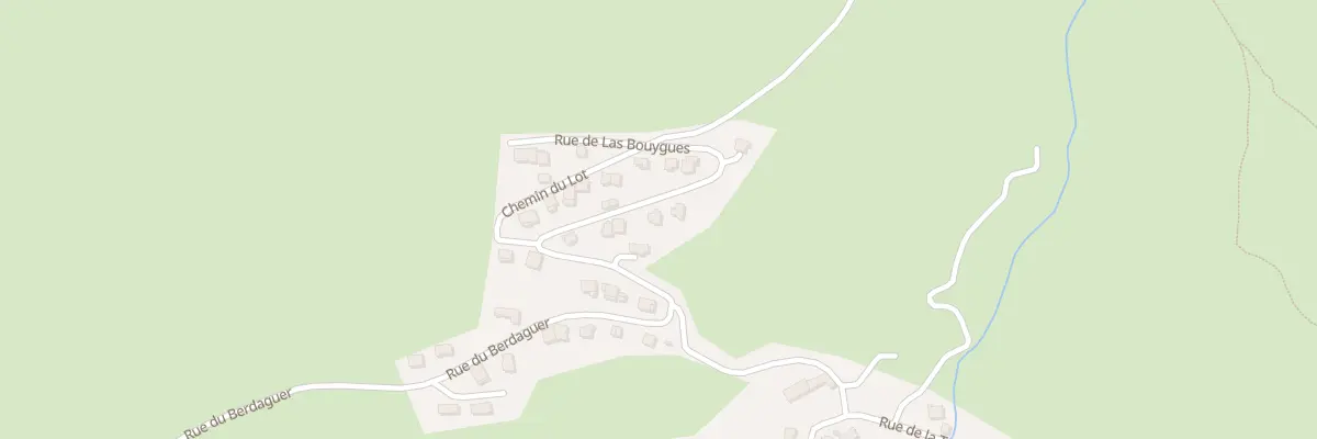 Plan du 9B Rue de Las Bouygues à Targasonne