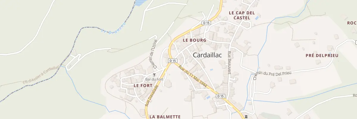 Plan du 2 Rue Sénéchal à Cardaillac