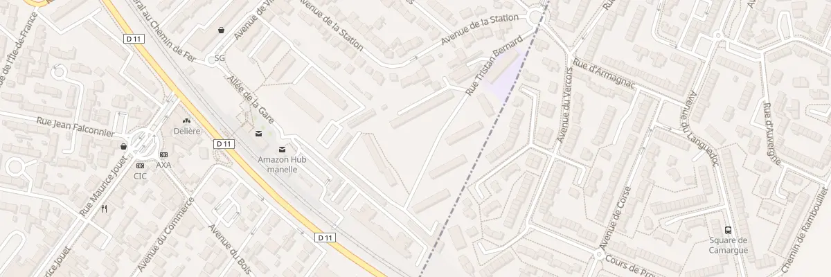 Plan du 5 Rue Tristan Bernard aux Clayes-sous-Bois