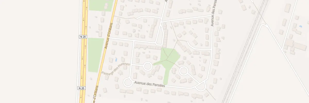 Plan du 45 Av Henri Renard à Angerville