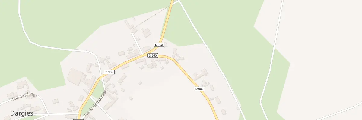 Plan du 40 Rue de Grandvilliers à Dargies