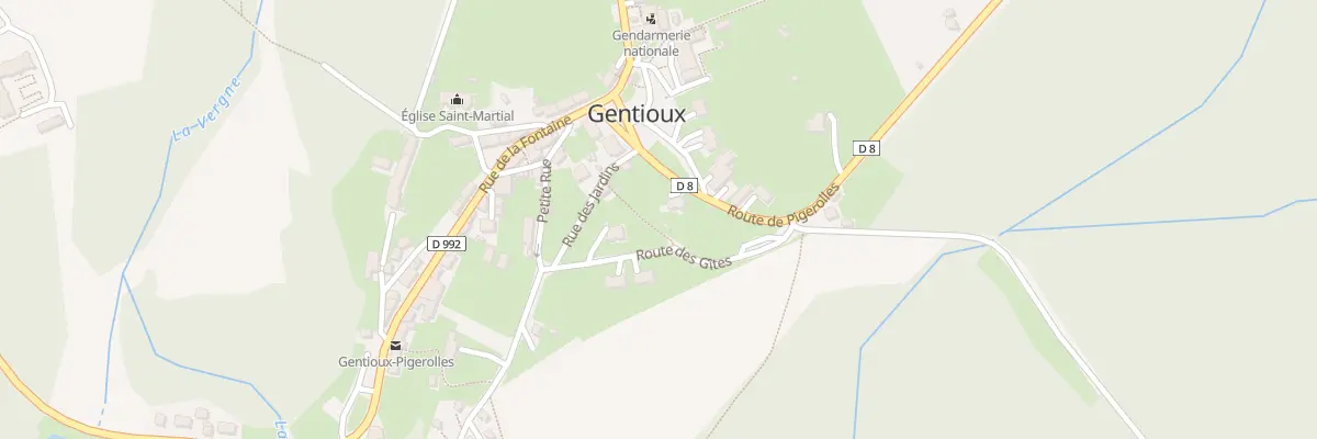 Plan du 5312 Le Bourg à Gentioux-Pigerolles