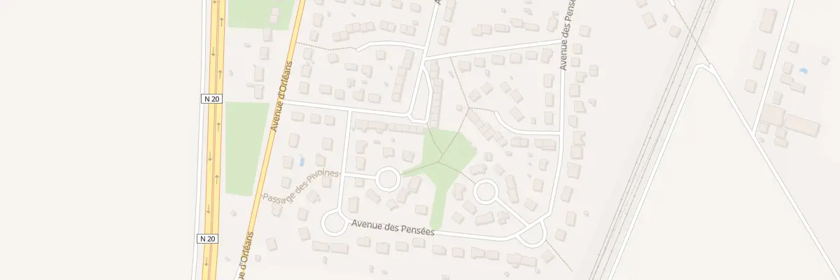 Plan du 41 Av Henri Renard à Angerville