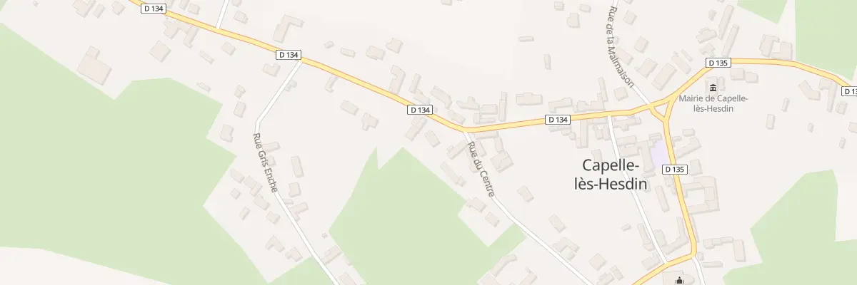 Plan du 33 Rue Neuve à Capelle-lès-Hesdin