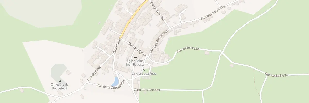 Plan du 2 Rue des Escayrolles à Roquefeuil