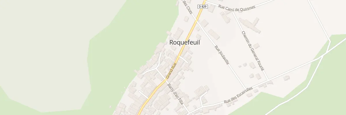 Plan du 20 Gr Grand Rue à Roquefeuil
