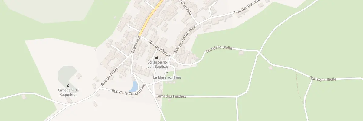 Plan du 3 Rue de la Bielle à Roquefeuil