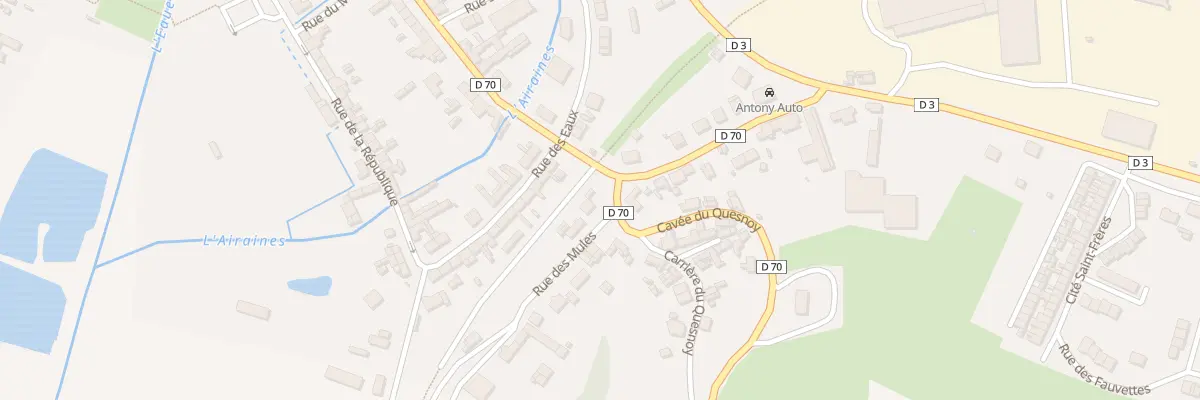 Plan du 2 Rue des Mules à Longpré-les-Corps-Saints