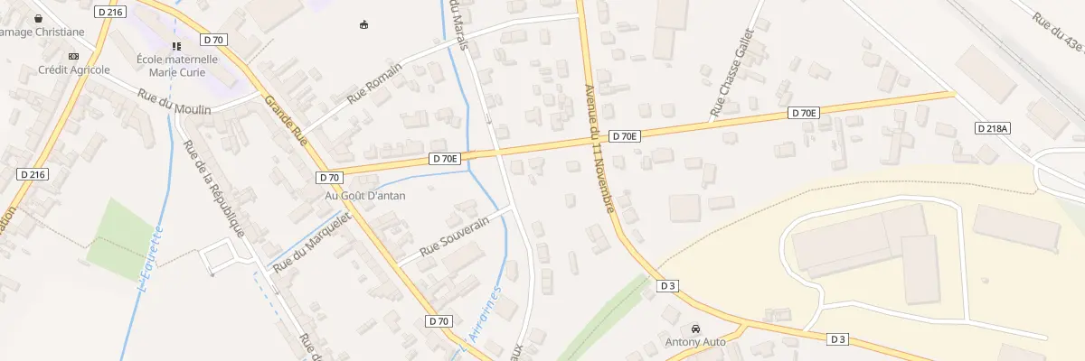 Plan du 6 Av de la Gare à Longpré-les-Corps-Saints