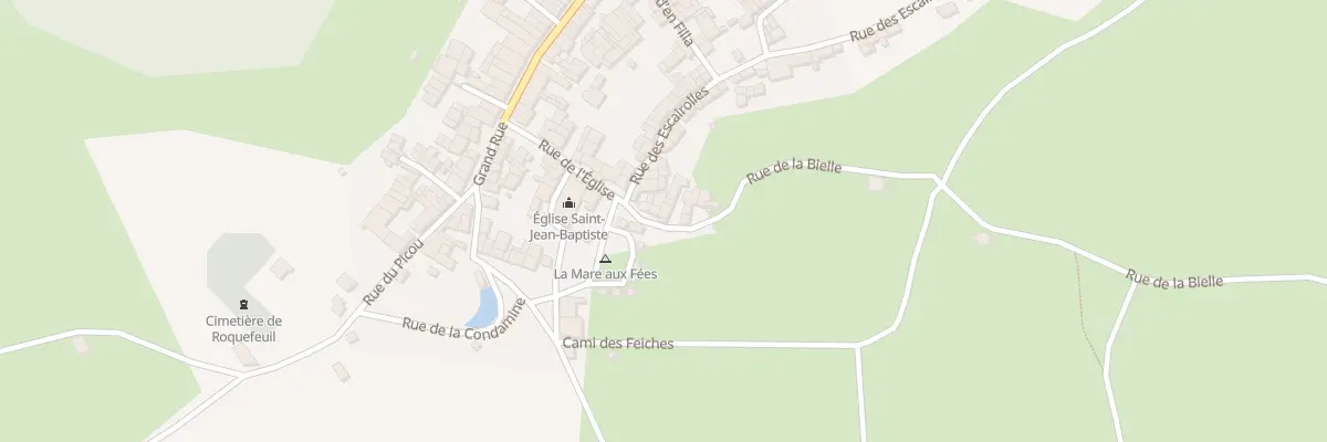 Plan du 5 Rue de la Bielle à Roquefeuil