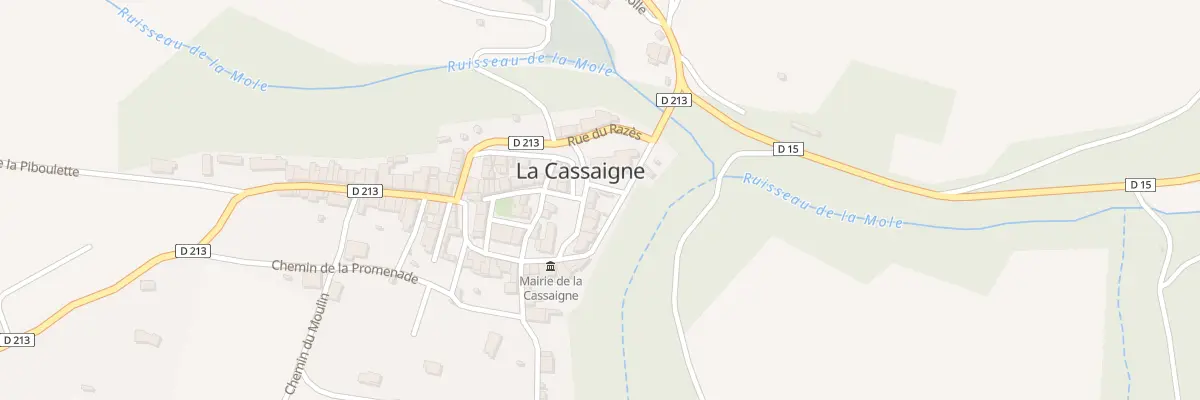 Plan du 1 Pl des Acacias à La Cassaigne