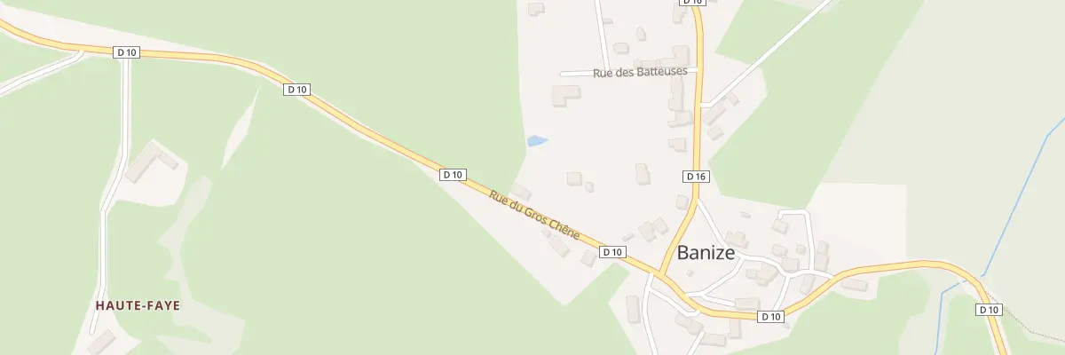 Plan du 2 Rue du Gros Chene à Banize