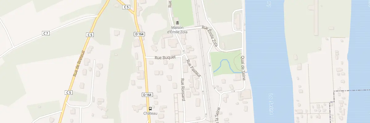 Plan du 23 Rue Pasteur à Médan