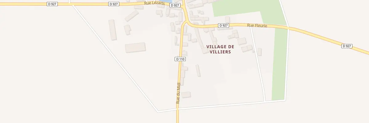 Plan du 5094 Village de Villiers à Chaussy