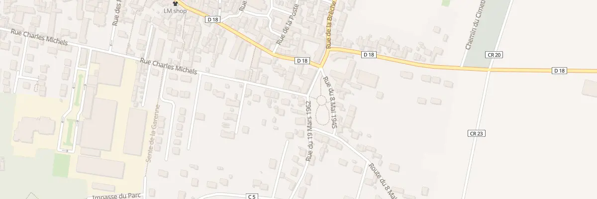 Plan du 1 Rue Charles Michels à Pussay