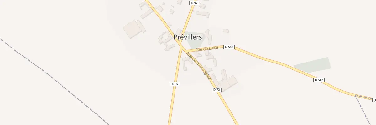 Plan du 2 Rue de Haute Epine à Prévillers