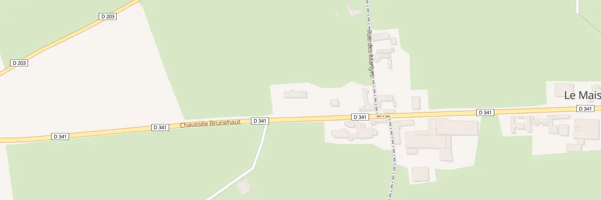 Plan du 1161 Vc Chausee Brunehaut à Ledinghem