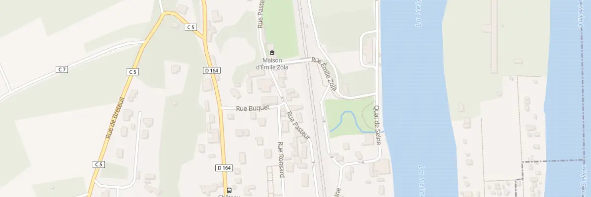 Plan du 16 Rue Pasteur à Médan