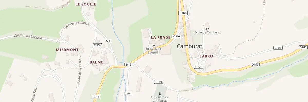 Plan du 5081 Labro Sud à Camburat