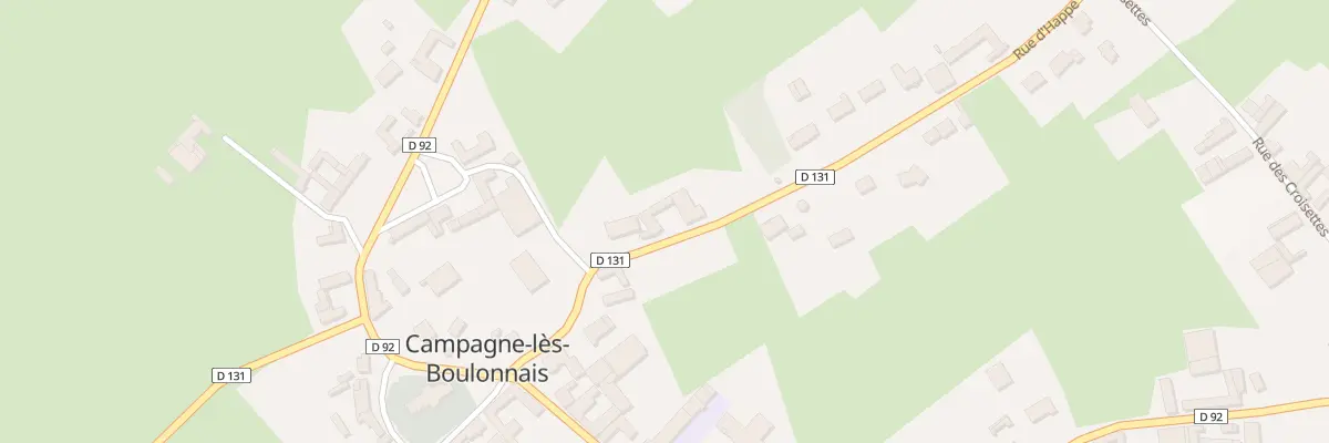 Plan du 7 Rue d’Happe à Campagne-lès-Boulonnais