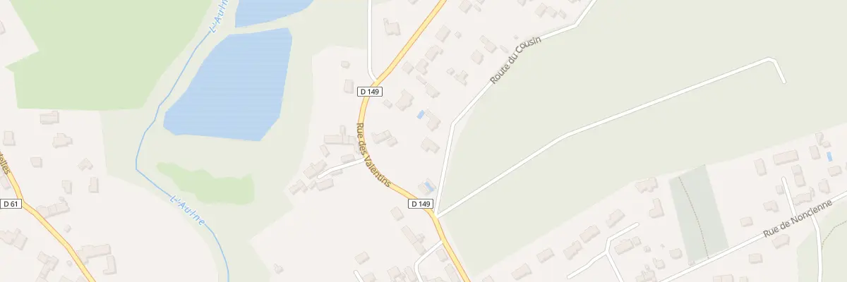Plan du 60 Rte du Cousin à Bullion