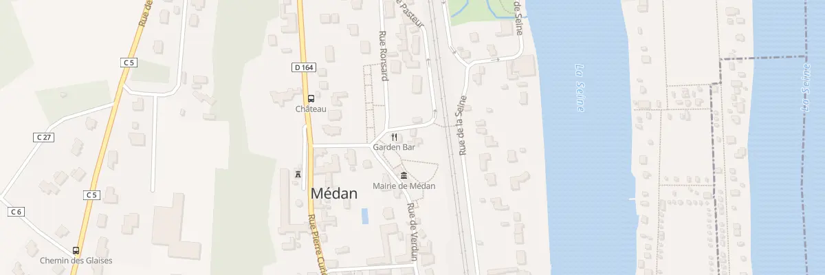 Plan du 6 Rue Pasteur à Médan