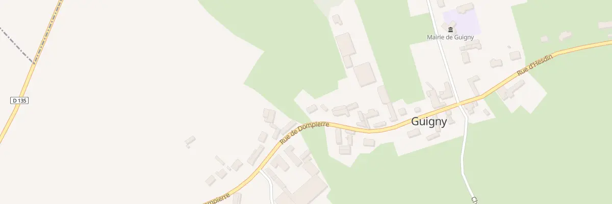 Plan du 16 Rue de Dompierre à Guigny