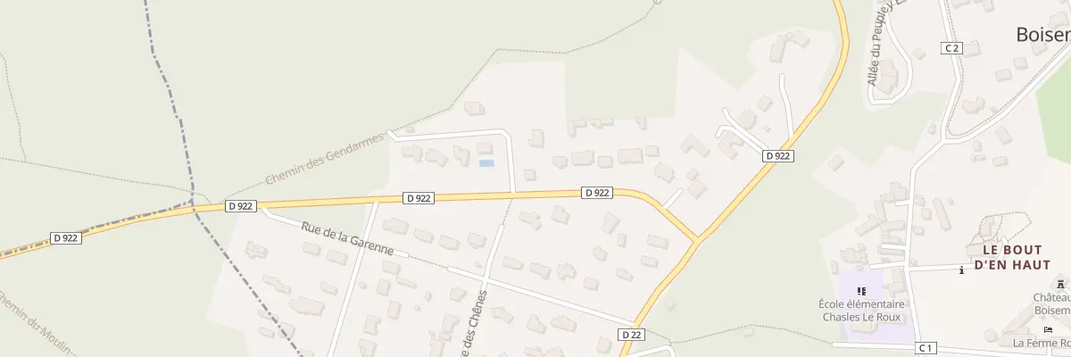 Plan du 10 Rue de Meulan à Boisemont