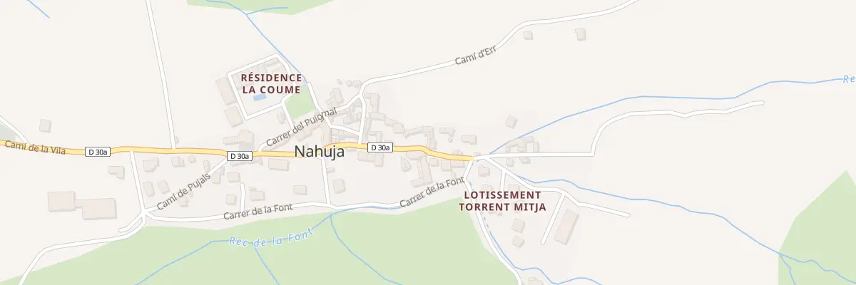 Plan du 15 Le Village à Nahuja