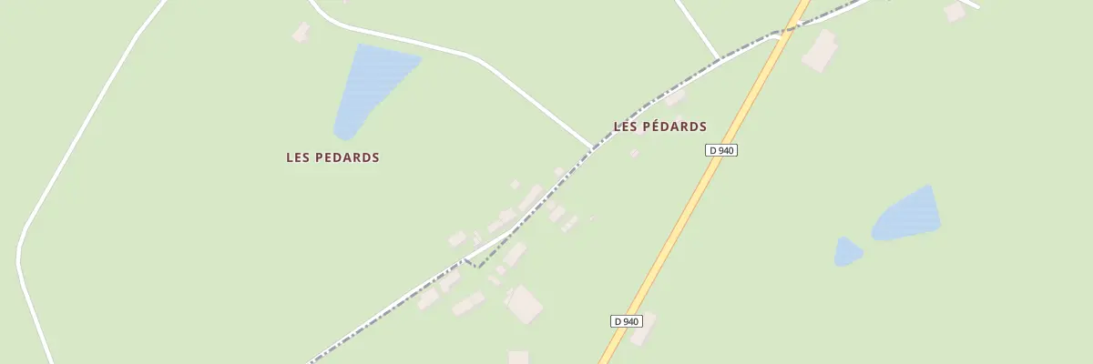 Plan du 2 Les Pédards à Pouligny-Notre-Dame
