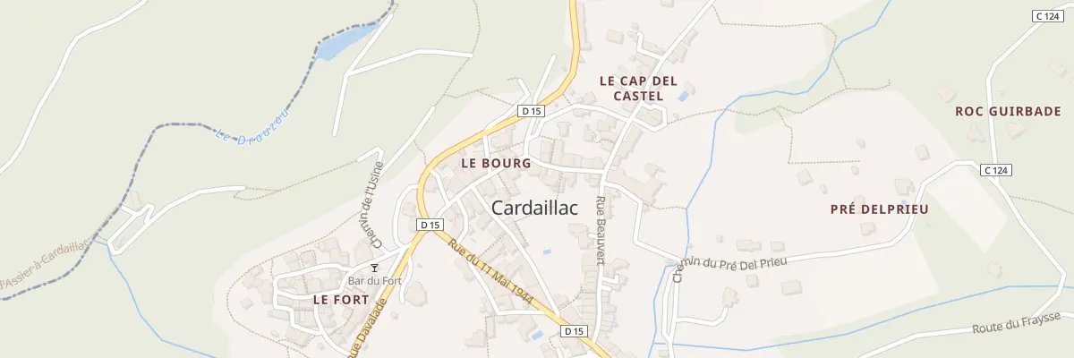 Plan du 5039 Pl de la Tour à Cardaillac