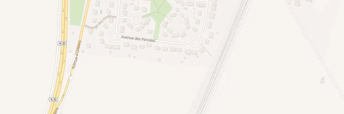 Plan du 39 Av des Pensées à Angerville