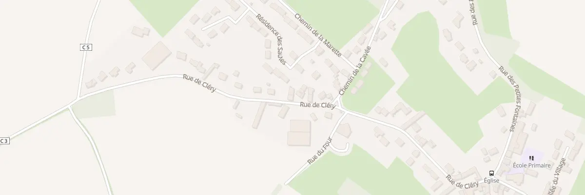 Plan du 64 Rue de Cléry à Frémécourt