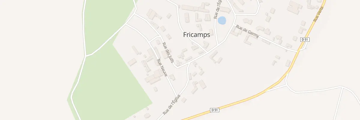 Plan du 5036 Rue des Juifs à Fricamps