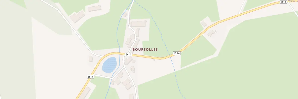 Plan du 5 Boursolle à Roches