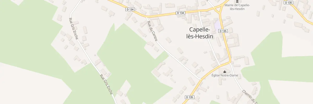 Plan du 86 Rue du Centre à Capelle-lès-Hesdin