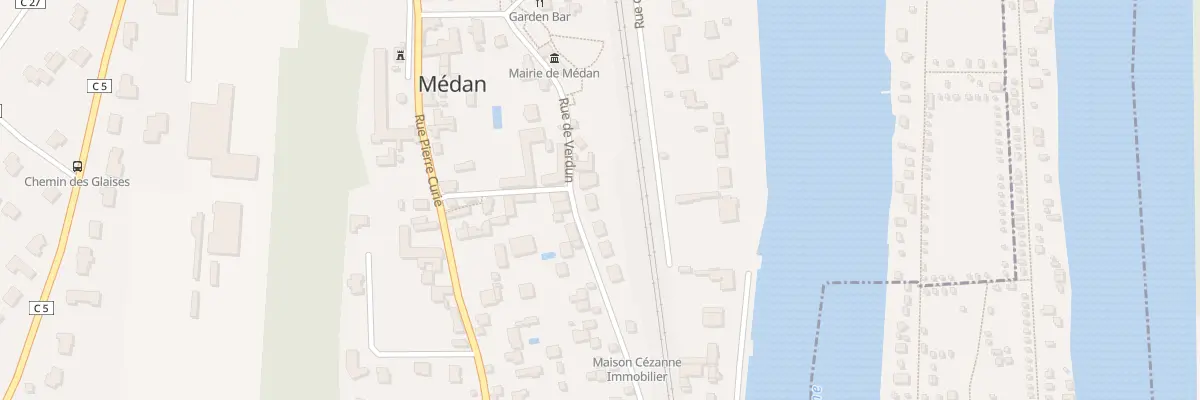 Plan du 10 Rue de Verdun à Médan