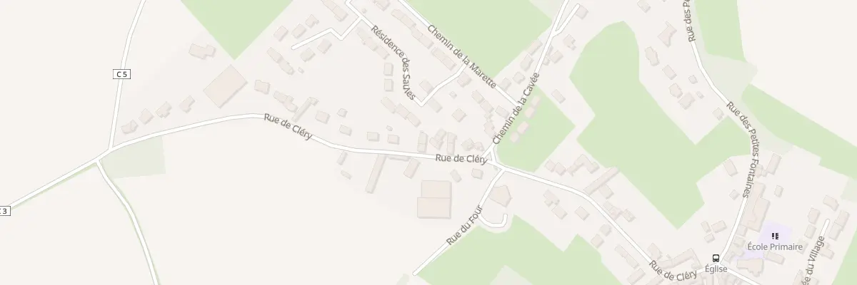 Plan du 62 Rue de Cléry à Frémécourt