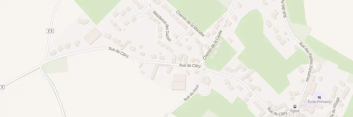 Plan du 62 Rue de Cléry à Frémécourt