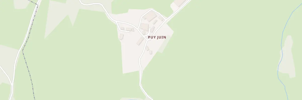 Plan du 7 Puy Juin à Banize