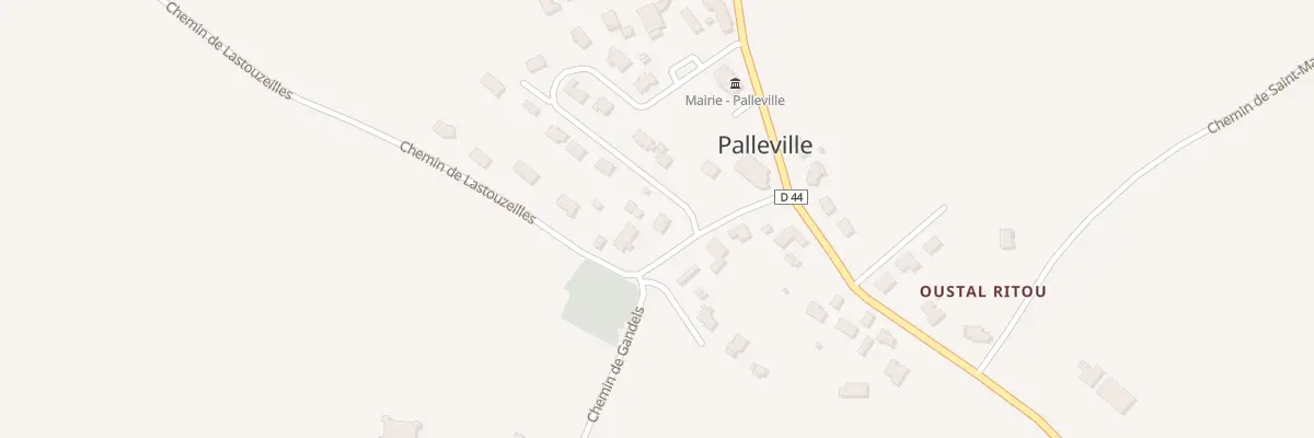Plan du 16 Rue de Terson de Paleville à Palleville