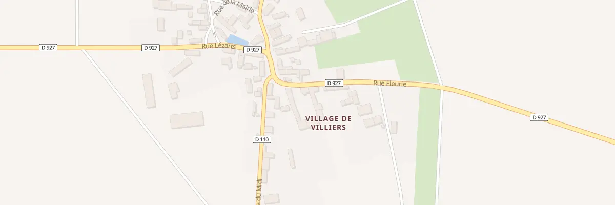 Plan du 2 Rue Fleurie à Chaussy