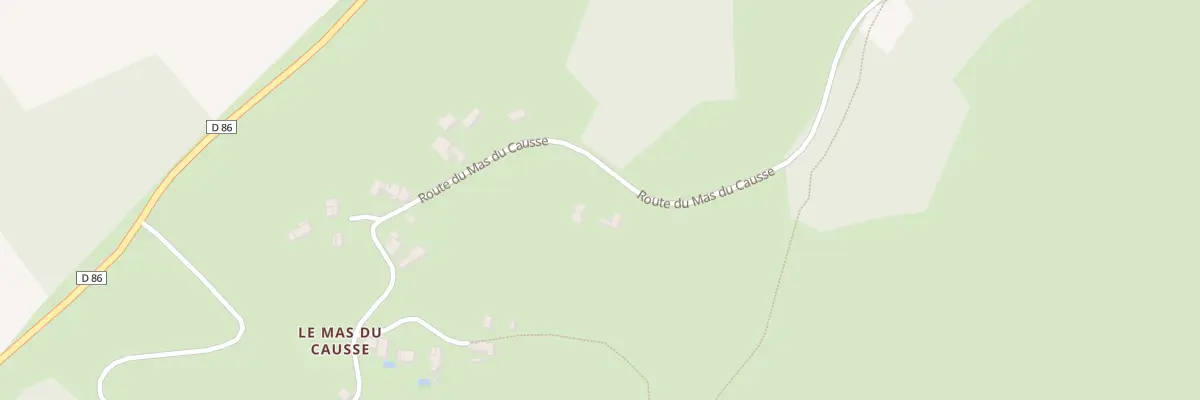 Plan du 3097 Rte du Mas du Causse à Causse-et-Diège
