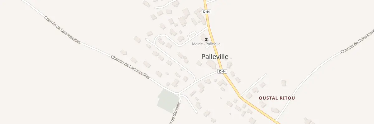 Plan du 15 Rue de Terson de Paleville à Palleville