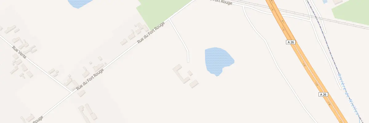 Plan du 419 Rue du Fort Rouge à Ardres