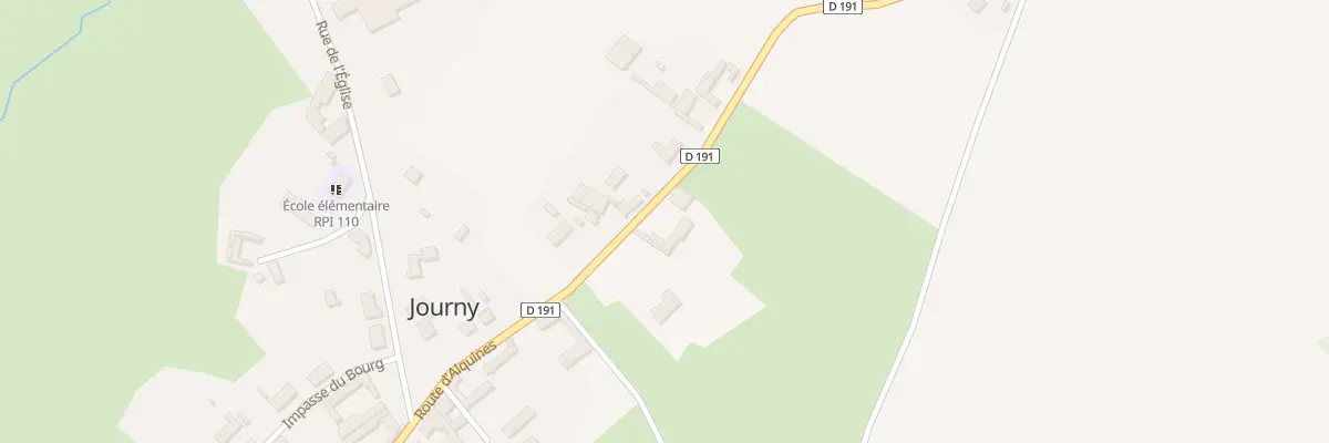 Plan du 49 Rte d’Alquines à Journy