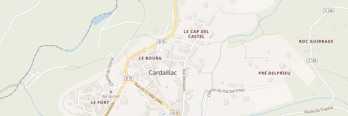 Plan du 5019 Le Village à Cardaillac