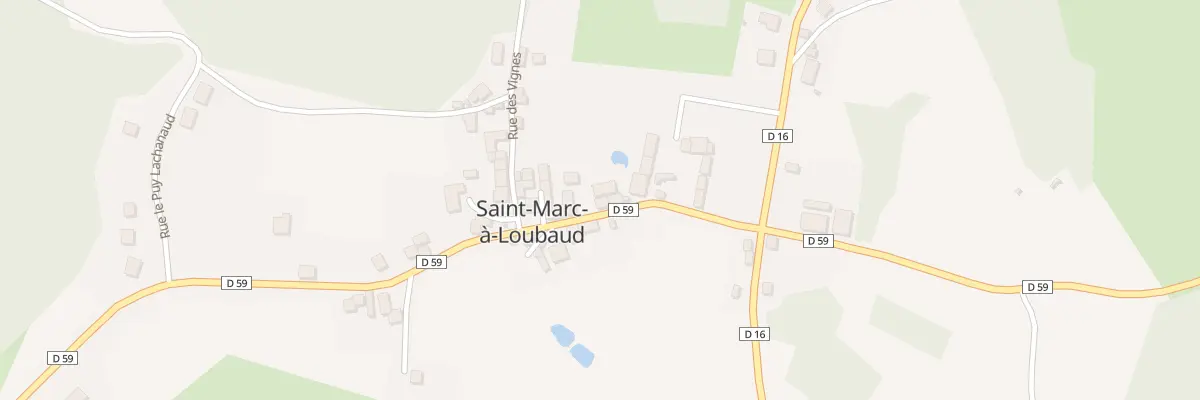 Plan du 5031 Le Bourg à Saint-Marc-à-Loubaud