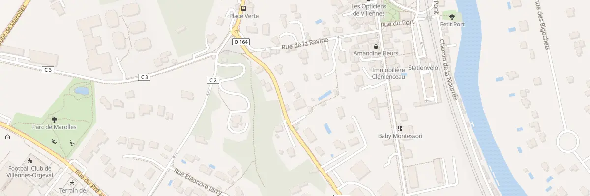 Plan du 334 Rue Gallieni à Villennes-sur-Seine