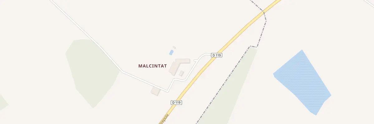 Plan du 36 Malcintat à Orsans